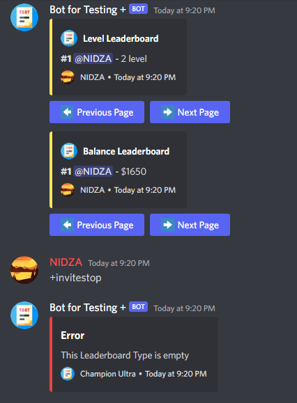 Leaderboards